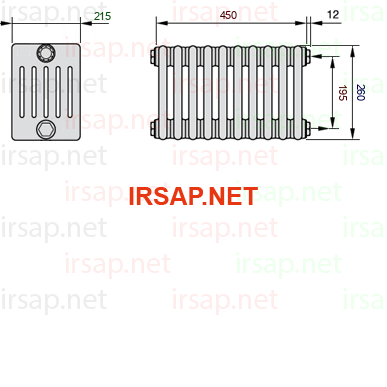 Радиатор IRSAP Tesi 60260/10 T30 CL 01